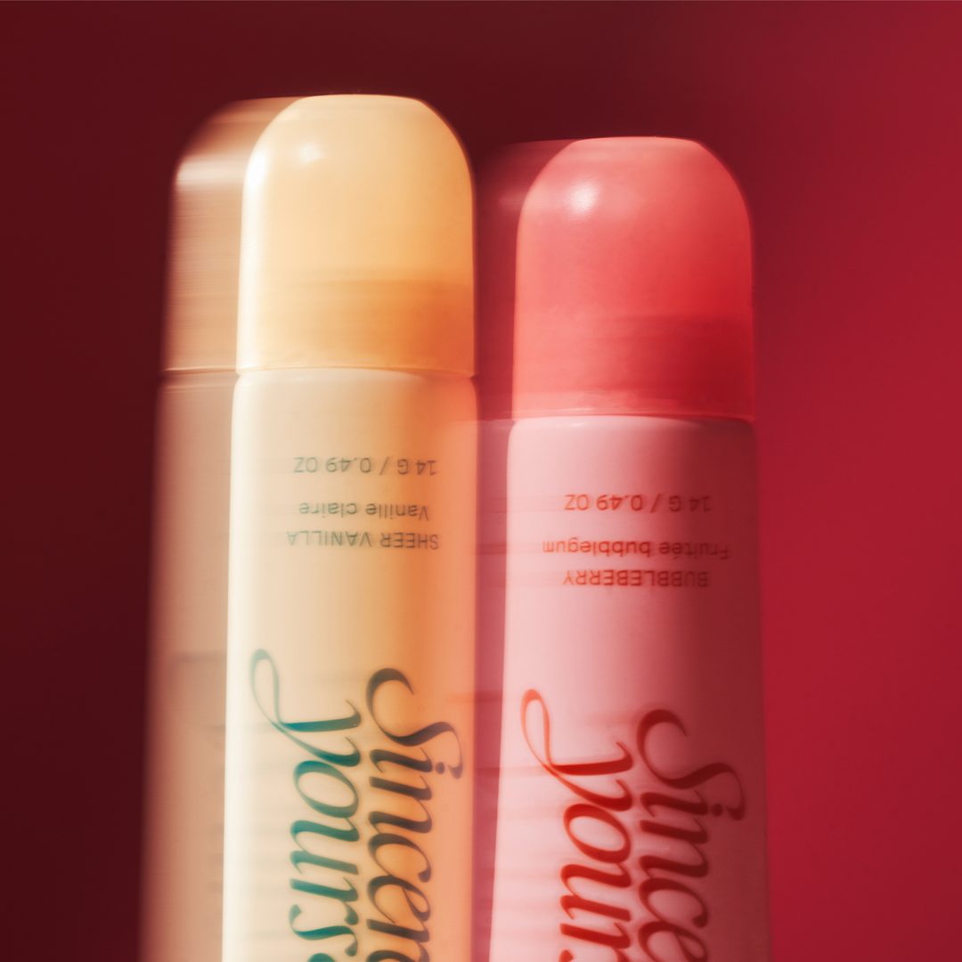 Bubbleberry and sheer vanilla gloss balm tubes