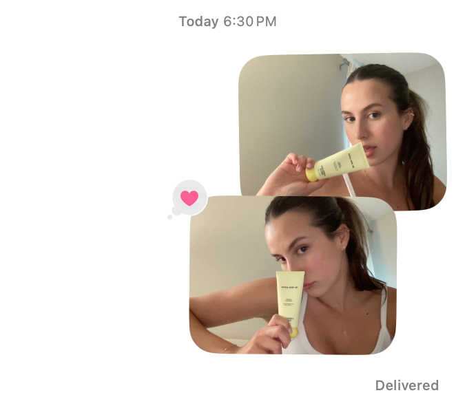 sincerely yours sunny side up imessage photo 